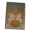 Beige cat-patterned PVC self-sealing bag packaging opp bag Item Picture